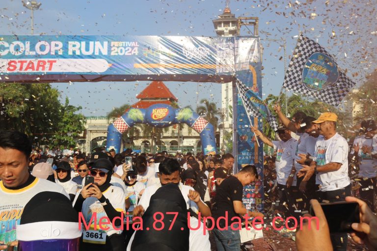 Meriahnya Kudus Color Run Festival 2024, Cooling System Sambut Pilkada