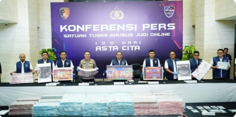 Sita Rp78,1 Miliar dari Judol Internasional, Komitmen Polri Atas Asta Cita Presiden Prabowo
