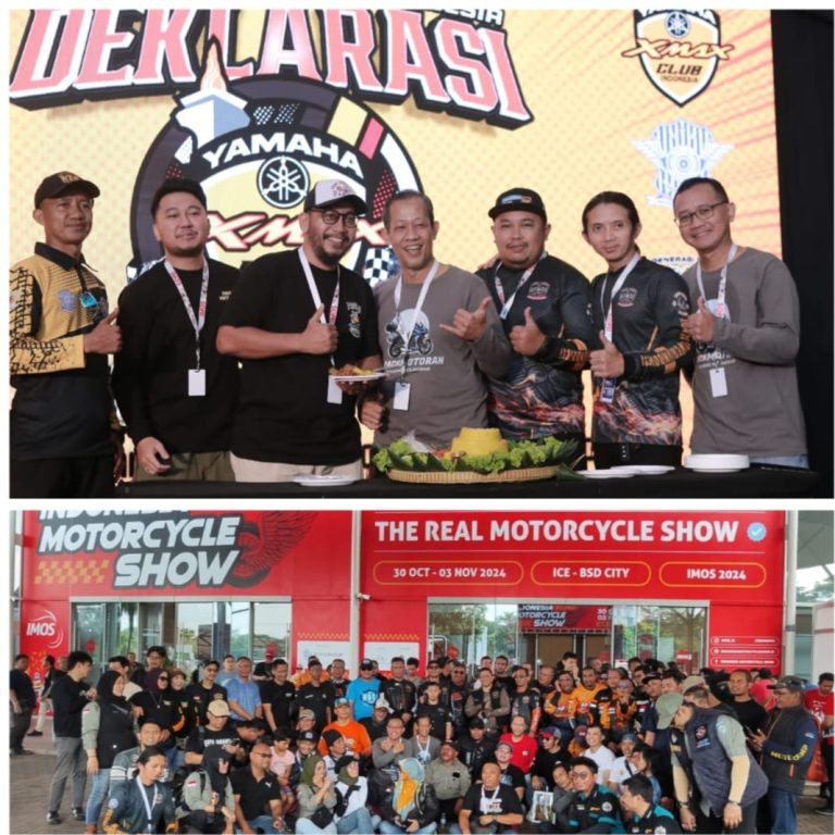 Yamaha XMAX Club Indonesia (YXCI) Jakarta Chapter Gelar Deklarasi dan Kampanye Safety Riding di IMOS 2024