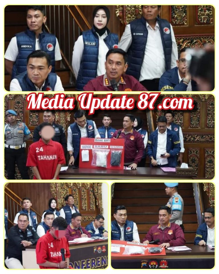 RESIDIVIS DI TANGKAP DI SEMARANG TERKAIT PEREDARAN NARKOBA, SATU KILOGRAM SABU DI SITA 