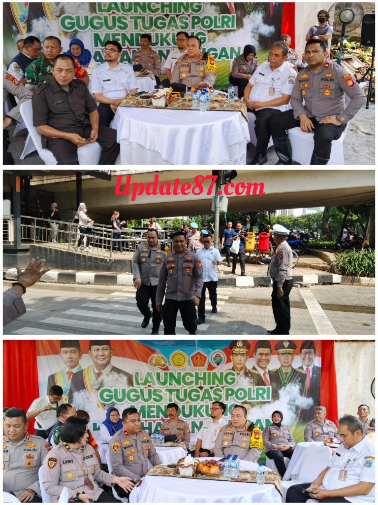 Polsek Mampang Gelar Launching Gugus Tugas Polri untuk Mendukung Ketahanan Pangan