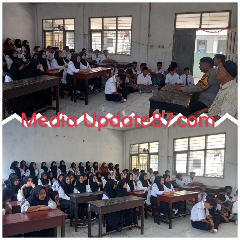 Antisipasi Dan Pencegahan Bahaya Narkoba Dan Tawuran, Polsek Serang Baru Giat Sosialisasi Dan Penyuluhan Pada Pelajar .