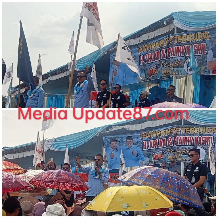 Masyarakat Payuputat Satukan Tekad SATUKAN HATI Pilih Nomor Satu, Cak Arlan – Bang Franky Komitmen Wujudkan Prabumulih Makmur Sejahtera