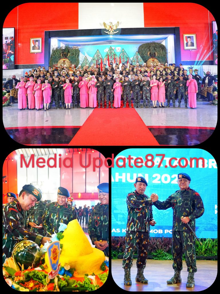 *Peringatan HUT Ke-79 Korps Brimob Polri, Kapolri Terima Tanda Kehormatan Satya Dharma Utama*