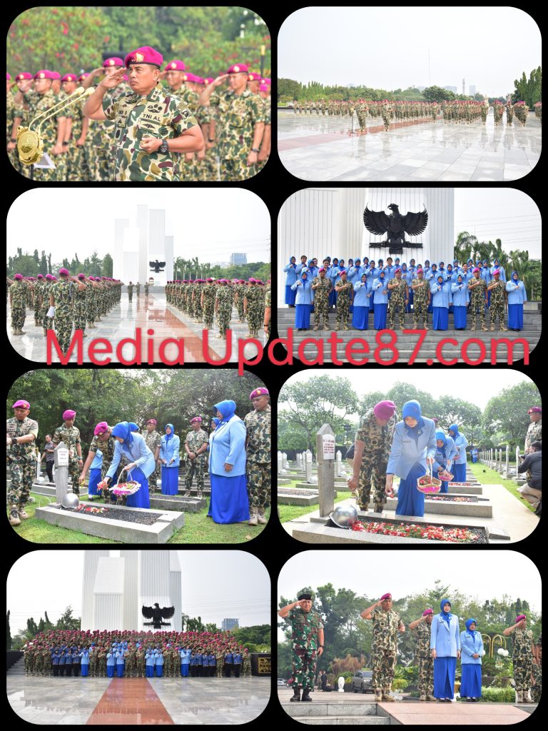 *PERINGATI HUT KE-79 KORPS MARINIR, DANKORMAR PIMPIN ZIARAH DI TMPNU KALIBATA*