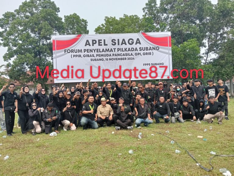 Tim Paslon jimat-aku apel siaga 5 ormas besar bentuk Forum penyelamat pilkada subang