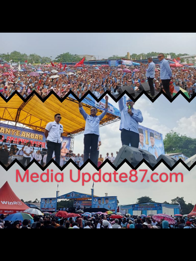 Ribuan Massa Padati Kampanye Akbar H Arlan – Franky Nasril DEMI PERUBAHAN