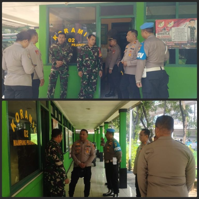 Kunjungan Kapolsek Mampang Prapatan ke Koramil Mampang