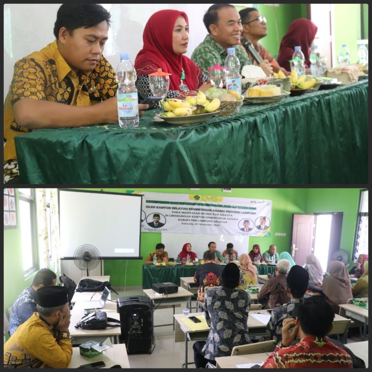 Kemenag Lampung Selatan Adakan Monitoring dan Evaluasi Data EMIS 4.0 Tahun 2024