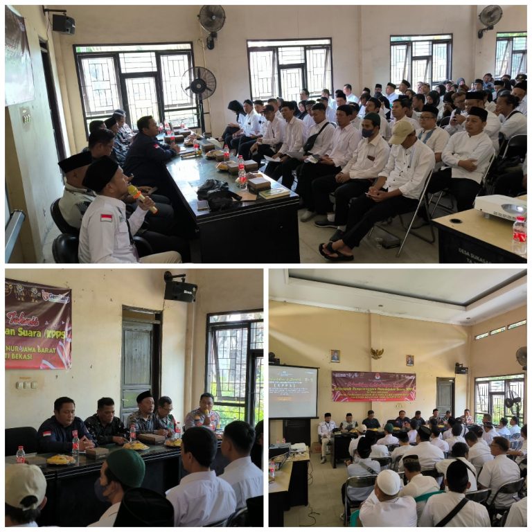 Polsek Serang Baru Hadiri Pelantikan KPPS , Persiapan Jelang Pilkada Serentak 2024