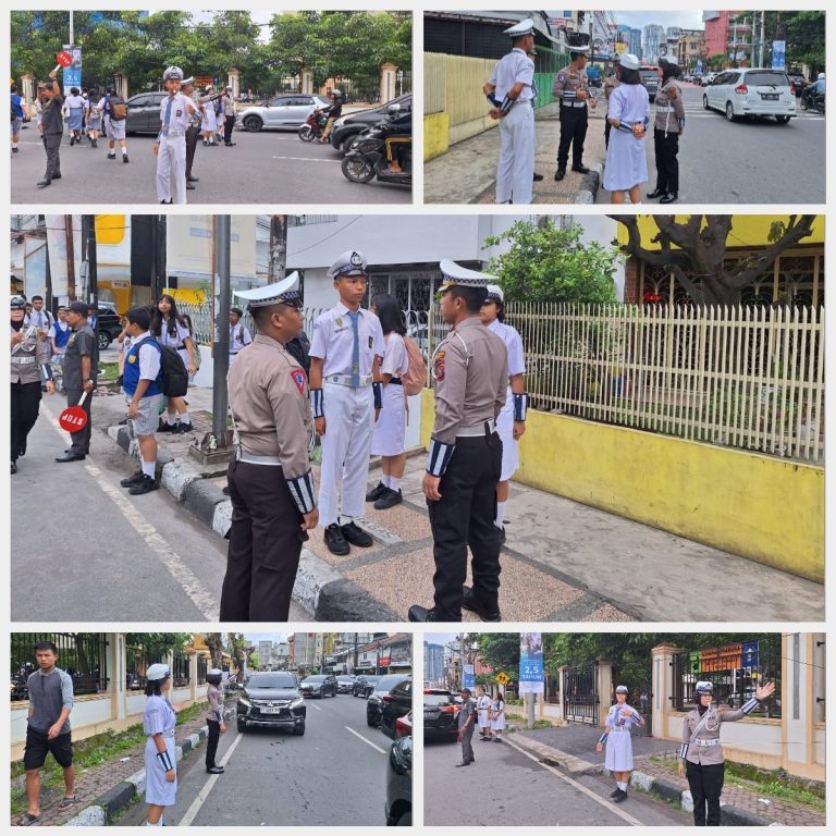 Satlantas Polrestabes Medan Gelar Pelatihan dan Pembinaan Patroli Keamanan Sekolah