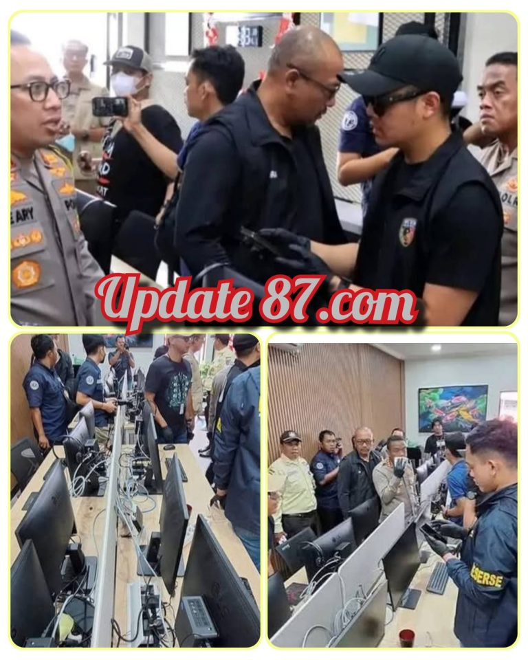 Polisi Gerebek Markas Diduga Sindikat Penipuan Online di Kawasan Perkantoran Mewah   