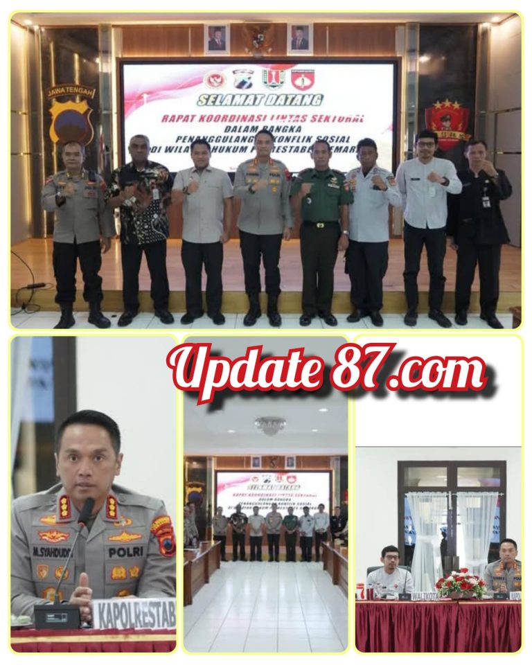 Rakor Lintas Sektoral di Polrestabes Semarang Bahas Strategi Penanggulangan Konflik Sosial dan Kenakalan Remaja