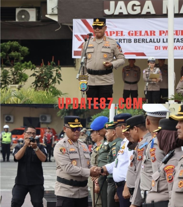 Polrestabes Medan Gelar Pasukan Operasi Patuh Toba 2025