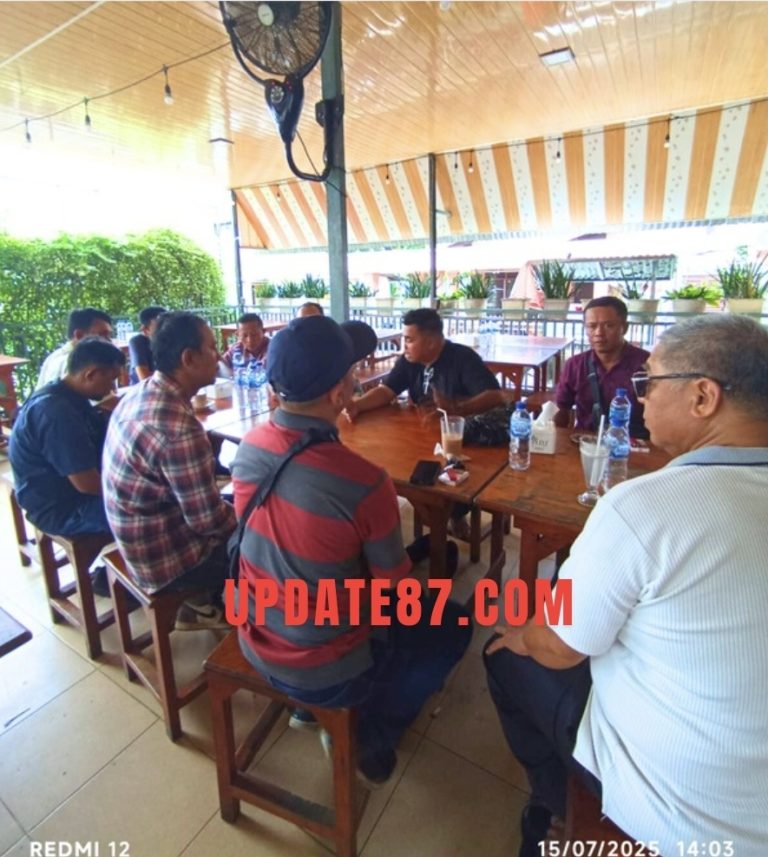 Gelar Rapat Kerja Bulanan di Warkop Cempaka, Tison Ajak Anggota Saling Bergandengan Besarkan Forwatun