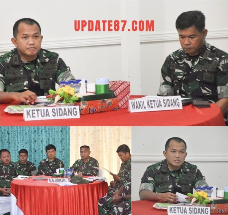 Kodim 1710/Mimika Gelar Sidang Jabatan, Wujudkan Manajemen Organisasi Yang Efektif   