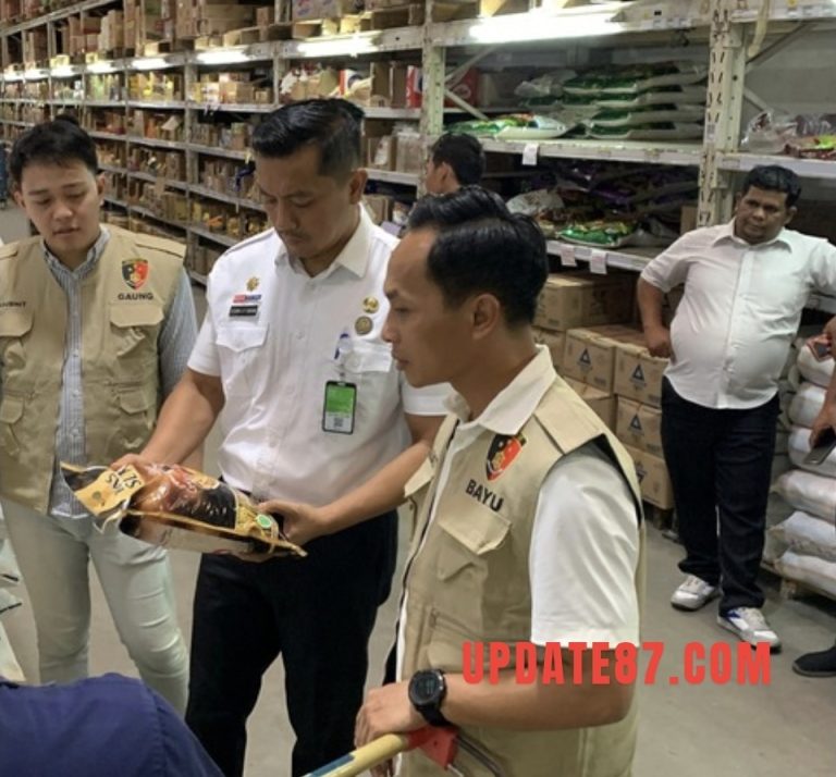 Sidak ke Toko Beras, Sat Reskrim Tunggu Hasil Uji Lab Dinas Ketapang