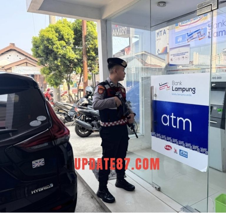 Polres Pesisir Barat Laksanakan Pengamanan Objek Vital Bank Lampung