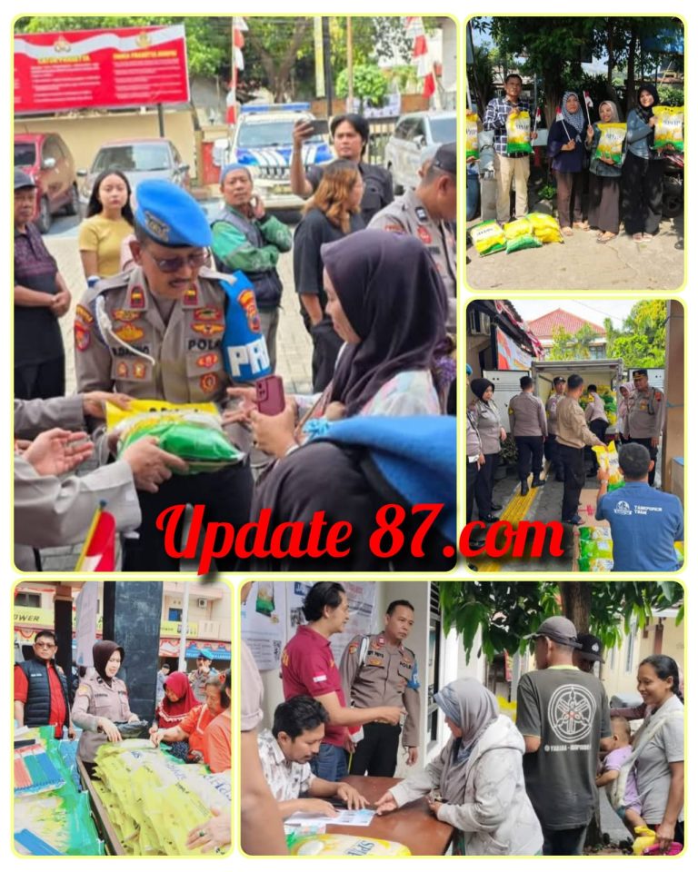 Hari Juang Polri: Polrestabes Semarang Salurkan 591.750 Kg Beras SPHP dalam Sebulan