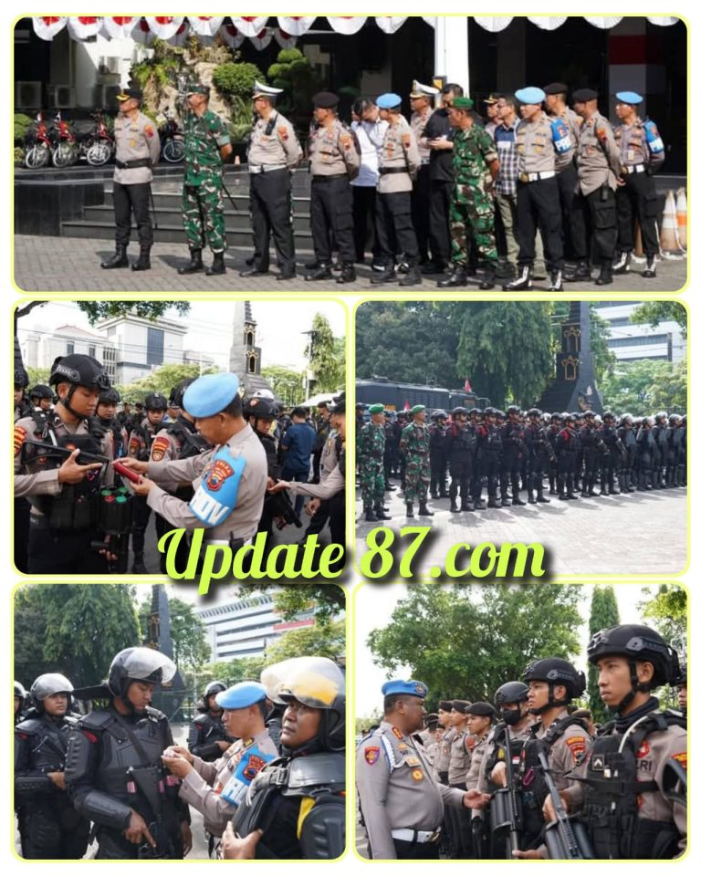 Polrestabes Semarang Siagakan 977 Personel Amankan Aksi Unjuk Rasa Buruh