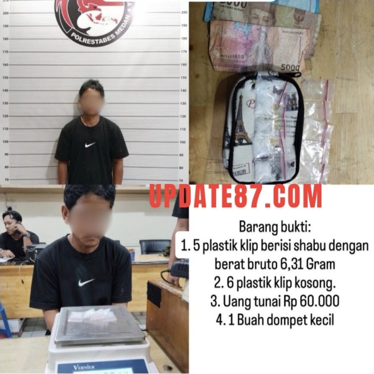 Satresnarkoba Polrestabes Medan Tangkap Pengedar Sabu di Rumahnya
