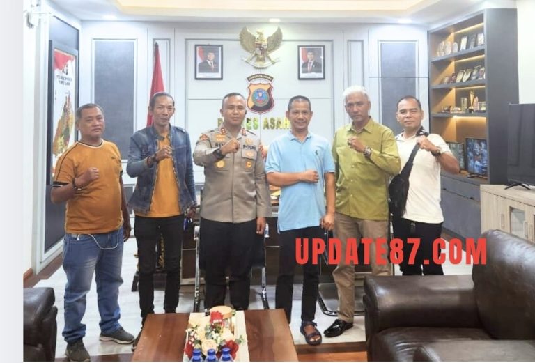 Kapolres Asahan Terima Kunjungan Ketua Pewarta Polrestabes Medan