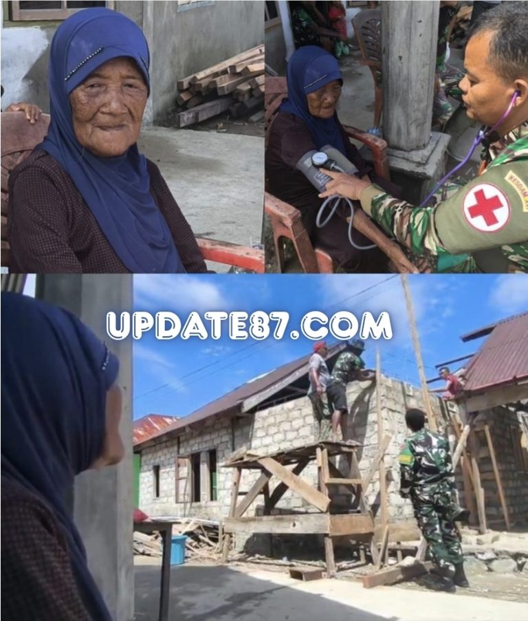 Janda 82 Tahun Terharu Rumahnya Direhab TNI Pada Pelaksanaan TMMD 125 Kodim 1506/Namlea