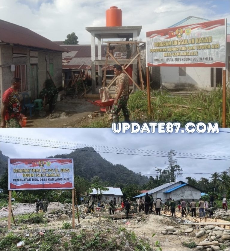 TMMD Ke-125 Kodim 1506/Namlea Picu Pembangunan di Buru Selatan