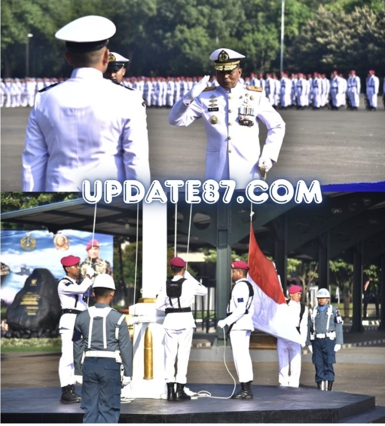 Wakil Komandan Korps Marinir Pimpin Upacara HUT RI ke-80