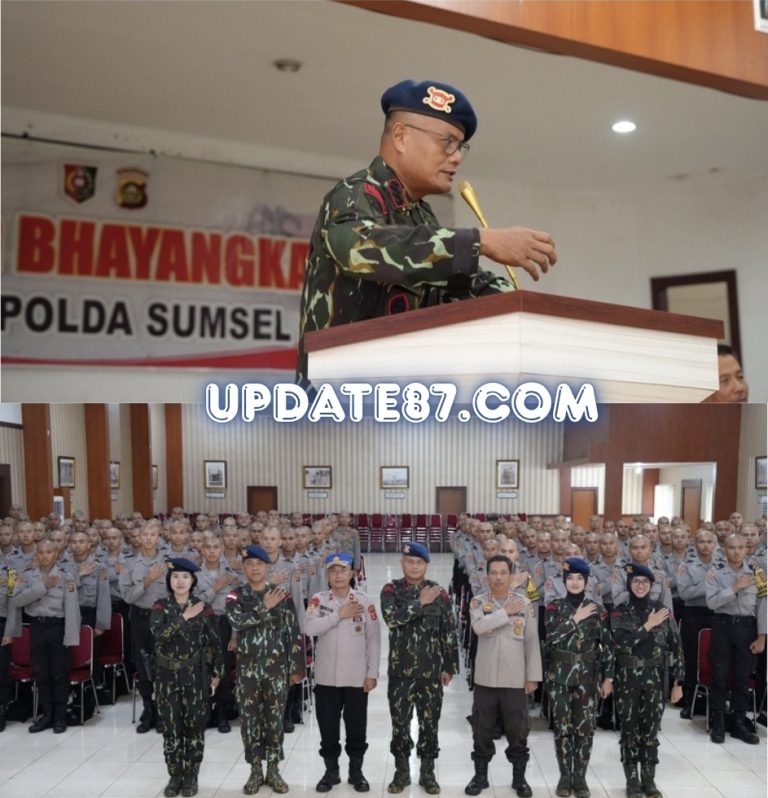 DANSAT BRIMOB POLDA SUMSEL BERIKAN MATERI PEMBELAJARAN KEPADA SISWA SPN POLDA SUMSEL