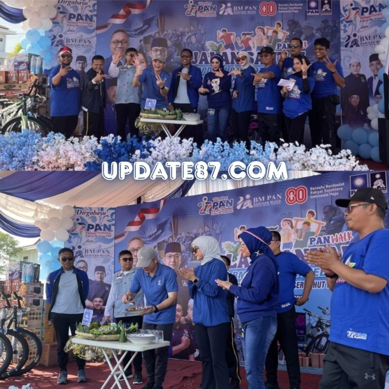 Ratusan Warga Antusias Ikuti Jalan Santai HUT PAN Ke-27 di Medan, M Faisal: PAN Hadir untuk Rakyat!