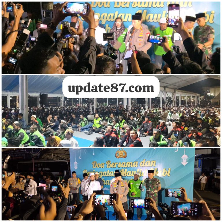 Polri Gelar Doa Bersama dan Peringatan Maulid Nabi Muhammad SAW di Polda Metro Jaya, 5.748 Peserta Hadir