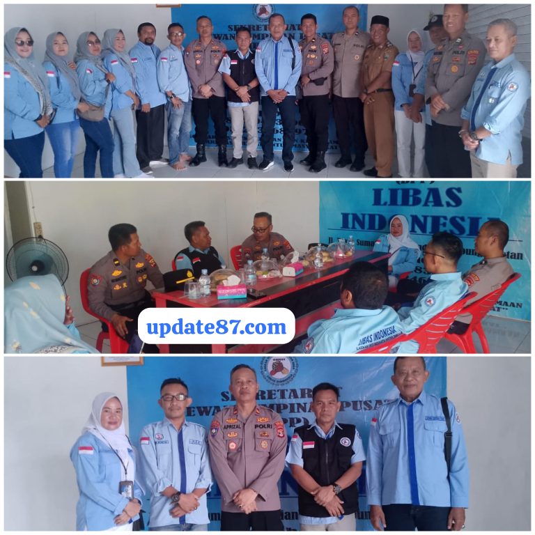 Kasat Binmas Polres Lampung Selatan  Silaturahmi Ke Dpp Libas Indonesia:Bahas Penguatan Keamanan & Ketertiban