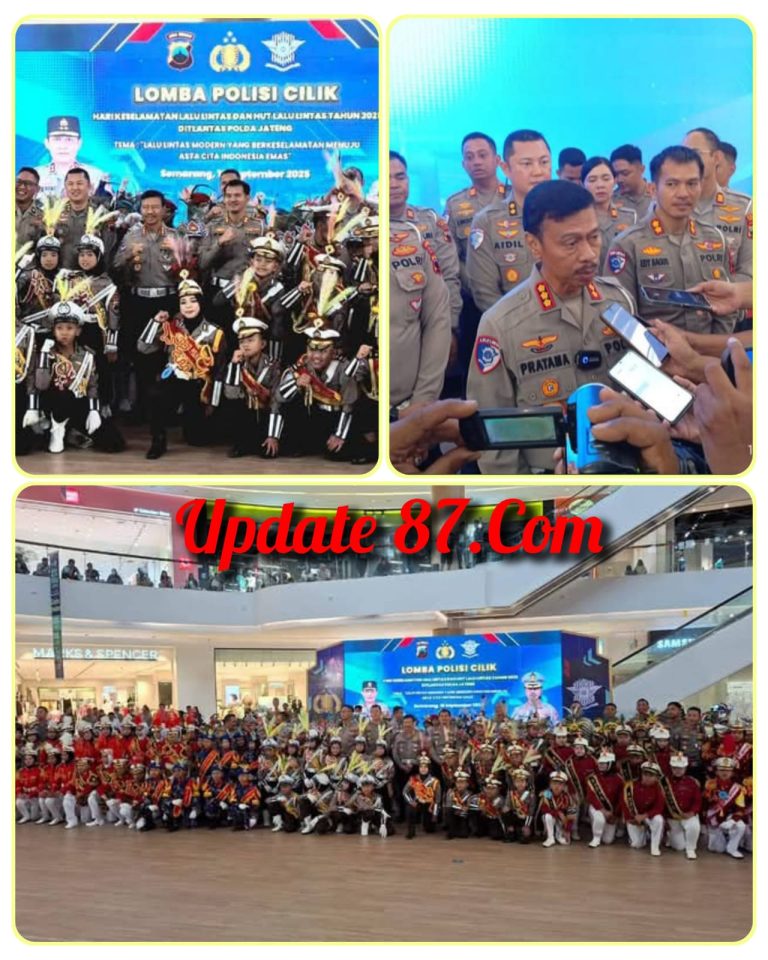 Ditlantas Polda Jateng Gelar Lomba Polisi Cilik, Tanamkan Jiwa Kedisiplinan Sejak Usia Dini