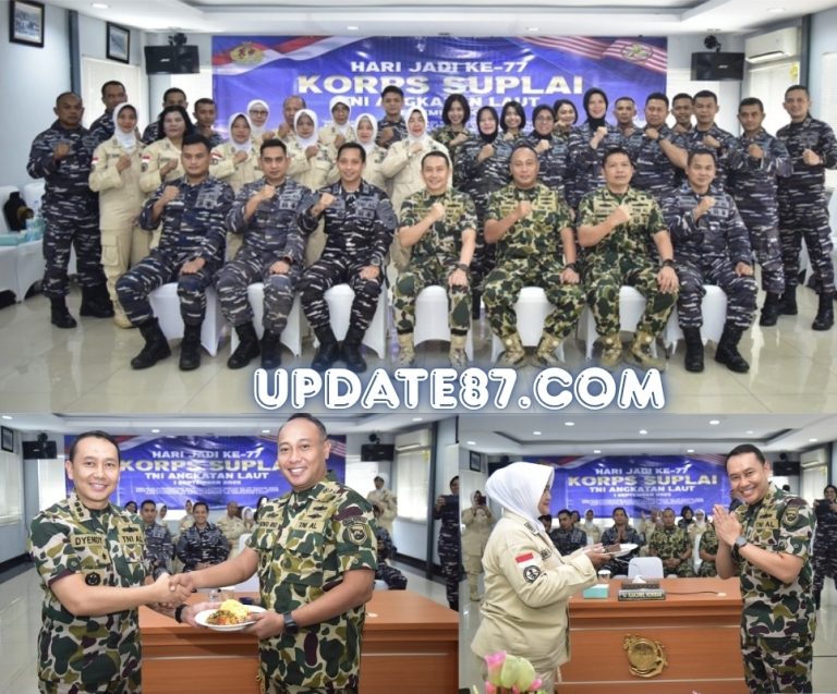 KAKUWIL KORMAR MENGIKUTI SYUKURAN HARI JADI KORPS SUPLAI KE-77 TNI ANGKATAN LAUT