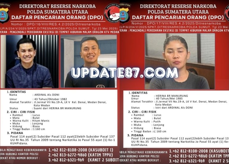 Polda Sumut Terbitkan DPO Terhadap Pemilik Dragon KTV Medan Terkait Peredaran Ekstasi