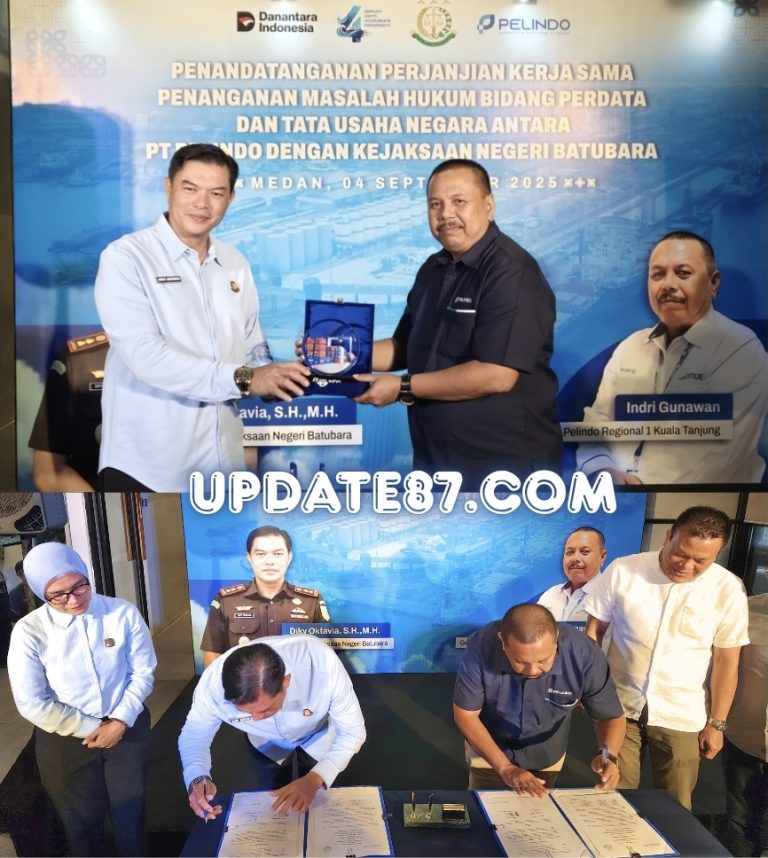 Pelindo dan Kejaksaan Negeri Batubara Tandatangani Kerja Sama Penanganan Hukum Perdata dan Tata Usaha Negara