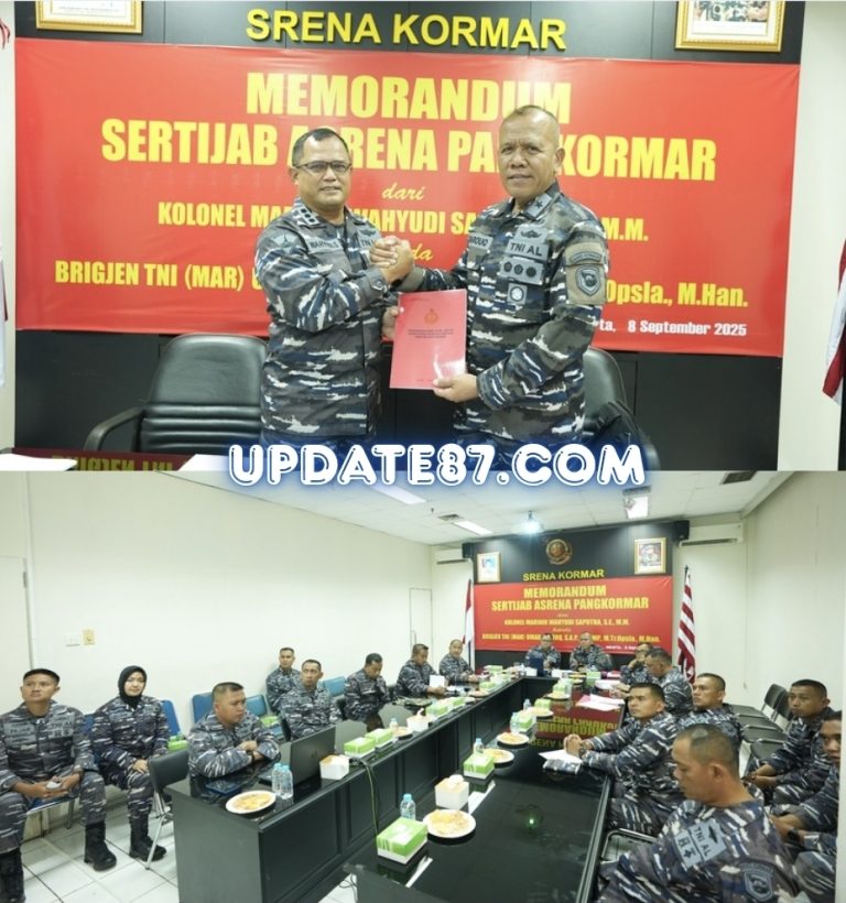 NASKAH MEMORANDUM ASRENA PANGKORMAR RESMI DISERAH TERIMAKAN
