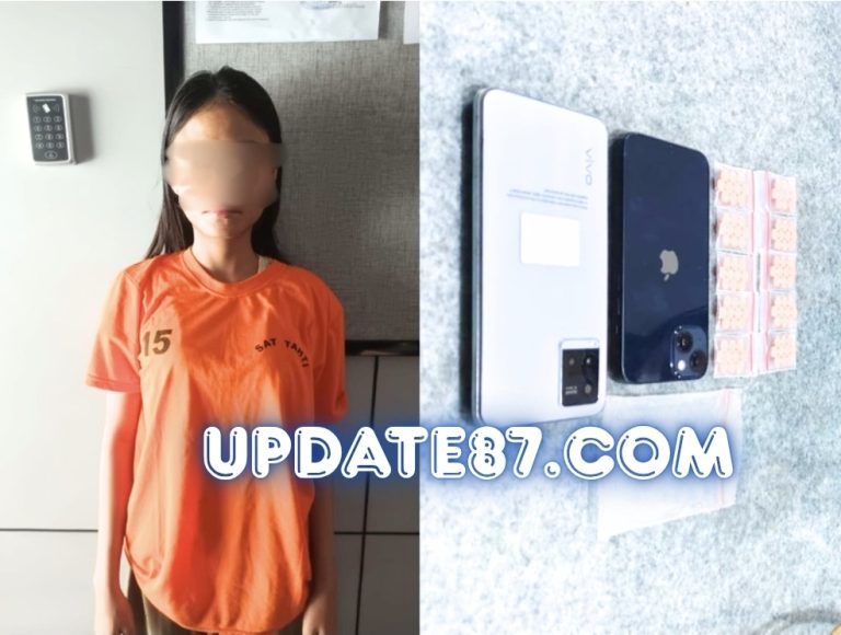 Wanita Diduga Pengedar Heppy Five di Sei Belutu Ditangkap Polisi