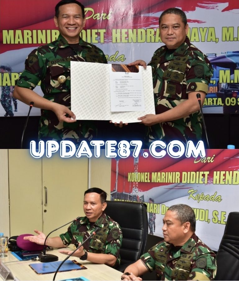 NASKAH MEMORANDUM ASKOMLEK PANGKORMAR RESMI DI SERAH TERIMAKAN