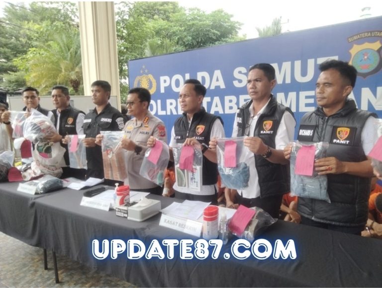 Sepanjang Agustus – September 2025, Resmob Polrestabes Medan Amankan 21 Pelaku 3C, 5 di Antaranya Ditembak