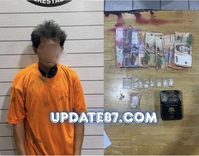 Pengedar Sabu di Jalan Platina IV Medan Ditangkap Satresnarkoba Polrestabes Medan