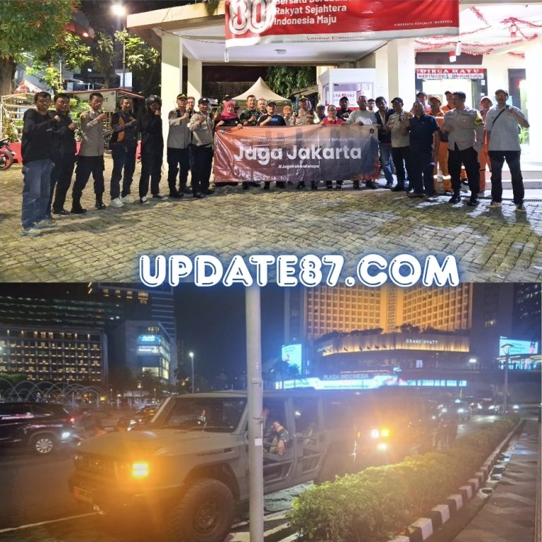 Jaga Kondusifitas Jakarta Pusat, Kodim 0501/JP Laksanakan Patroli Kendaraan