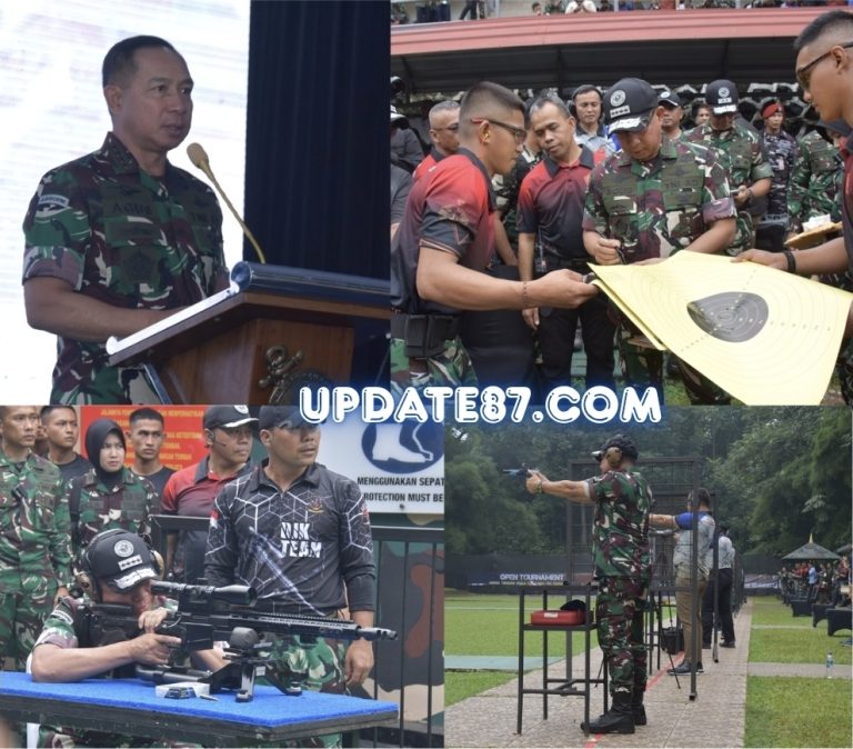 PANGKORMAR DAMPINGI PANGLIMA TNI BUKA OPEN TOURNAMENT MENEMBAK 2025