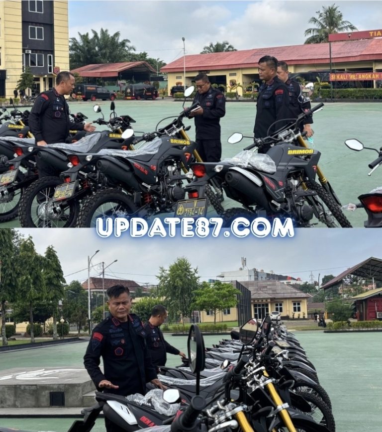 Dansat Brimob Polda Sumsel Tinjau Langsung Kendaraan R2 Operasional Den 45 Anti Anarkis
