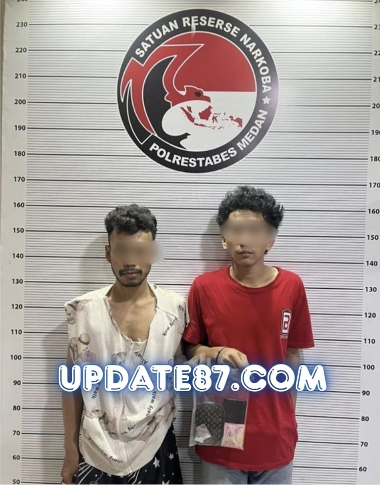 Polisi Tangkap 2 Pengedar Sabu di Jalan Perhubungan Lau Dendang