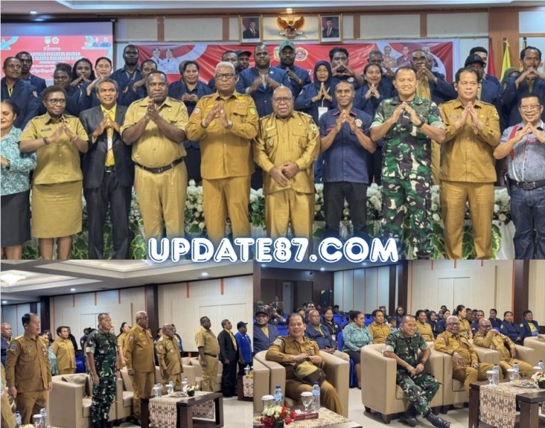 Dandim 1710/Mimika Hadiri Pelantikan Pengurus Daerah Karang Taruna Kabupaten Mimika Periode 2025-2030