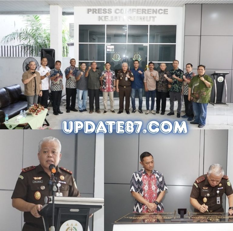 Wujudkan Keterbukaan Informasi Publik, Kajati Sumatera Utara Resmikan Ruang Press Conference