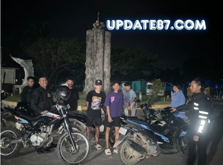 Cegah tindak kriminalitas sat samapta gelar patroli pada malam hari
