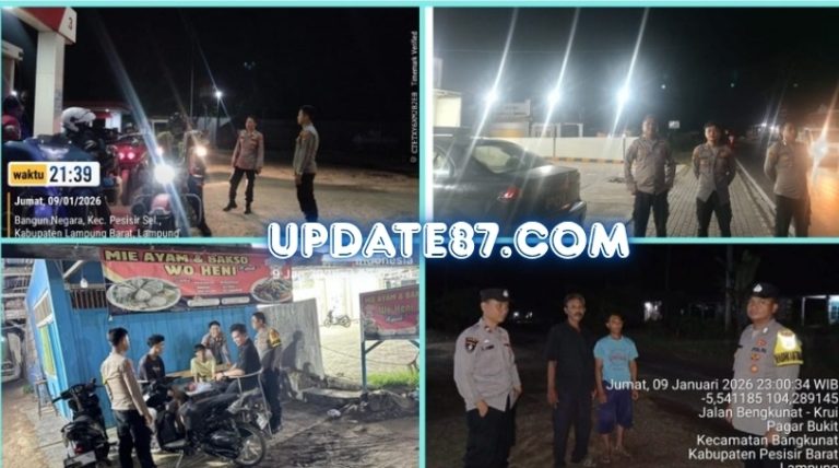 Polsek Jajaran Polres Pesisir Barat Laksanakan Giat KRYD